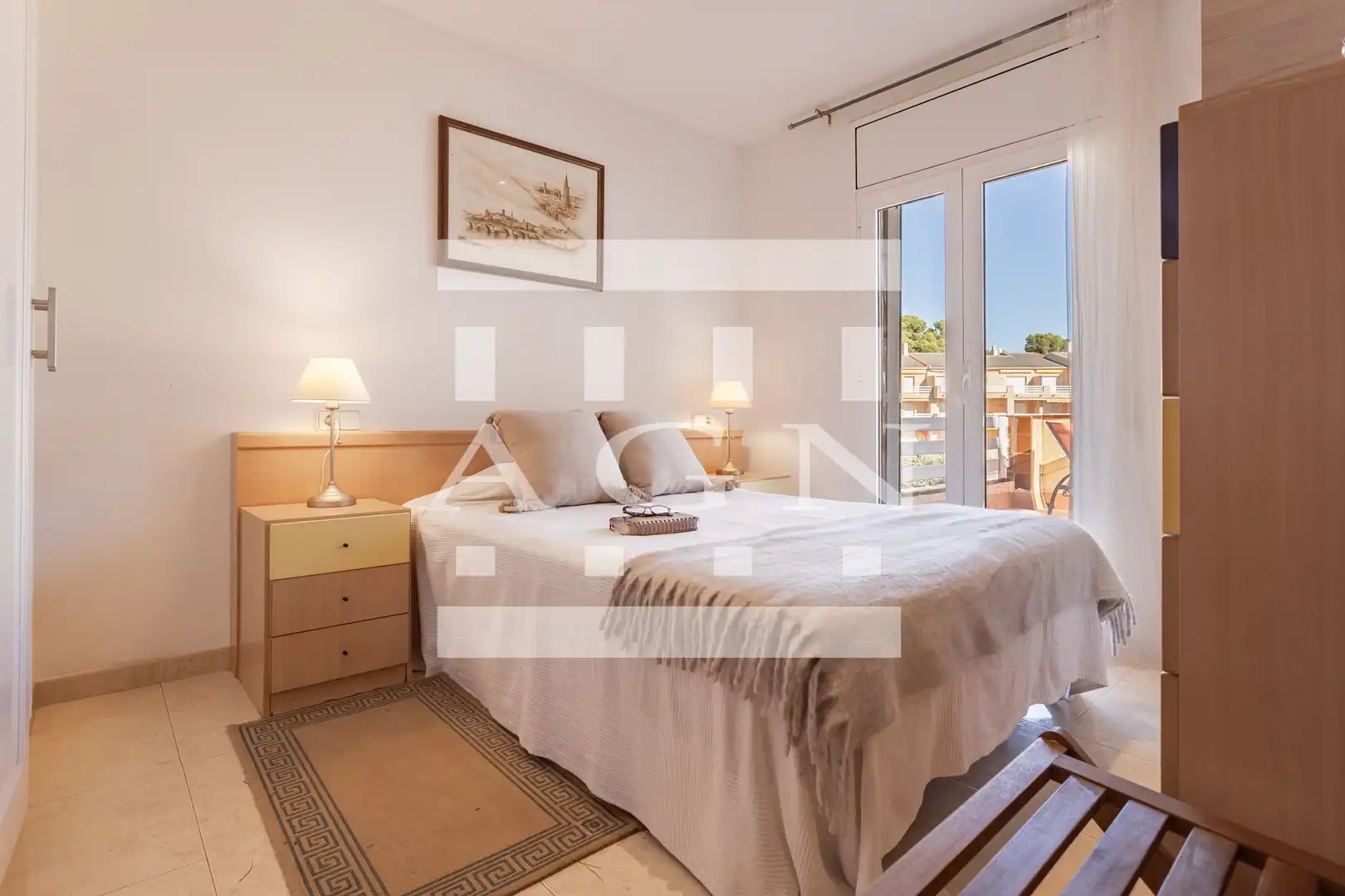 Bedroom of Flat for sale in Mont-roig del Camp  with Terrace, Furnished and Oven