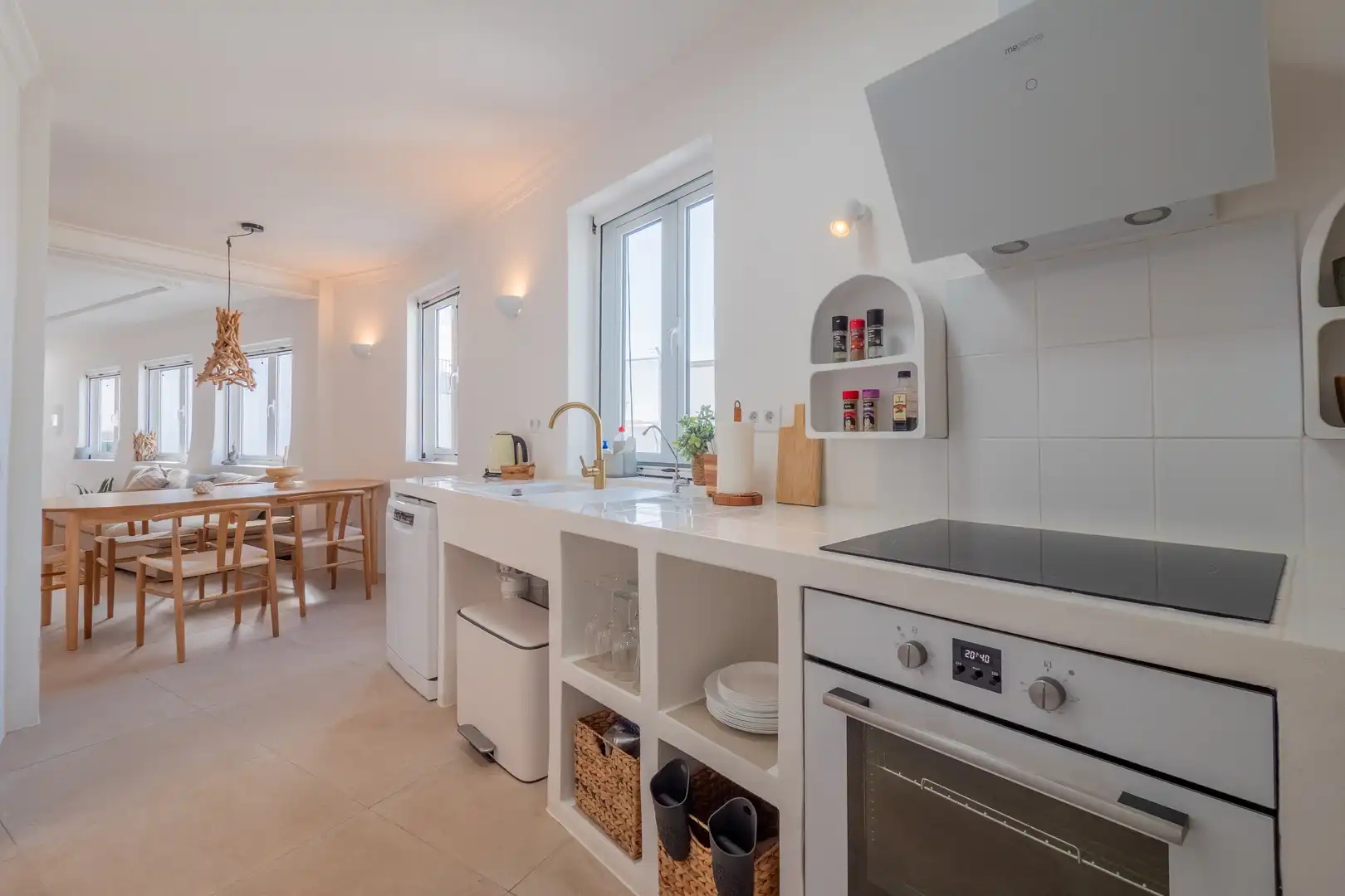 Cocina de Dúplex de alquiler en Mogán con Aire acondicionado, Terraza y Amueblado