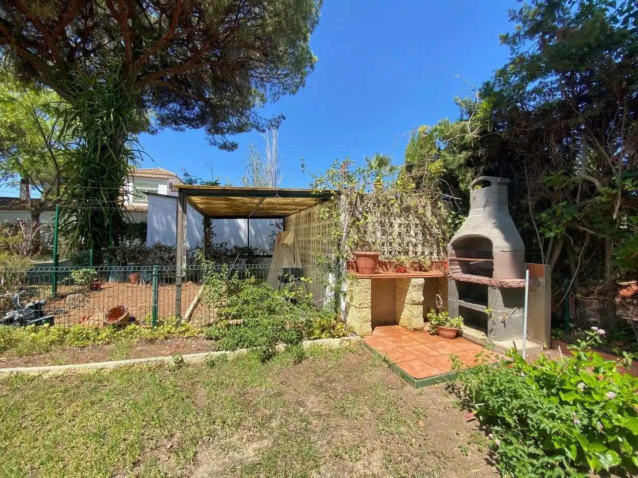 Jardín de Casa o chalet en venta en Aljaraque con Aire acondicionado, Jardín privado y Trastero