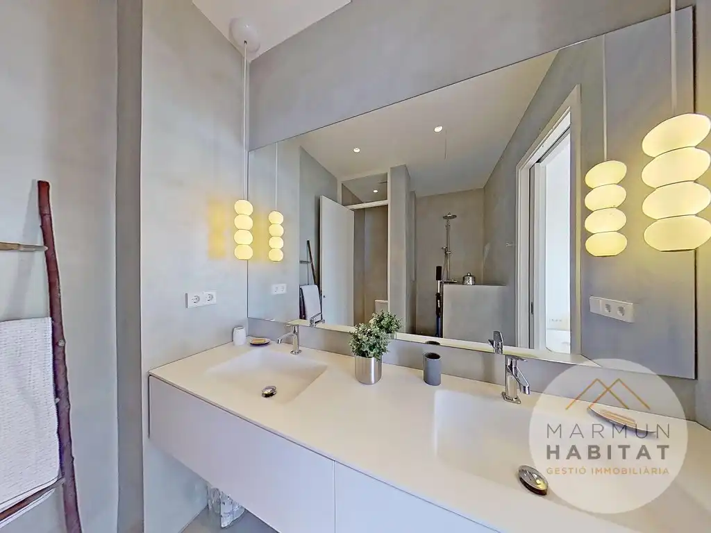 Baño de Casa o chalet de alquiler en Caldes d'Estrac con Terraza, Piscina y Amueblado