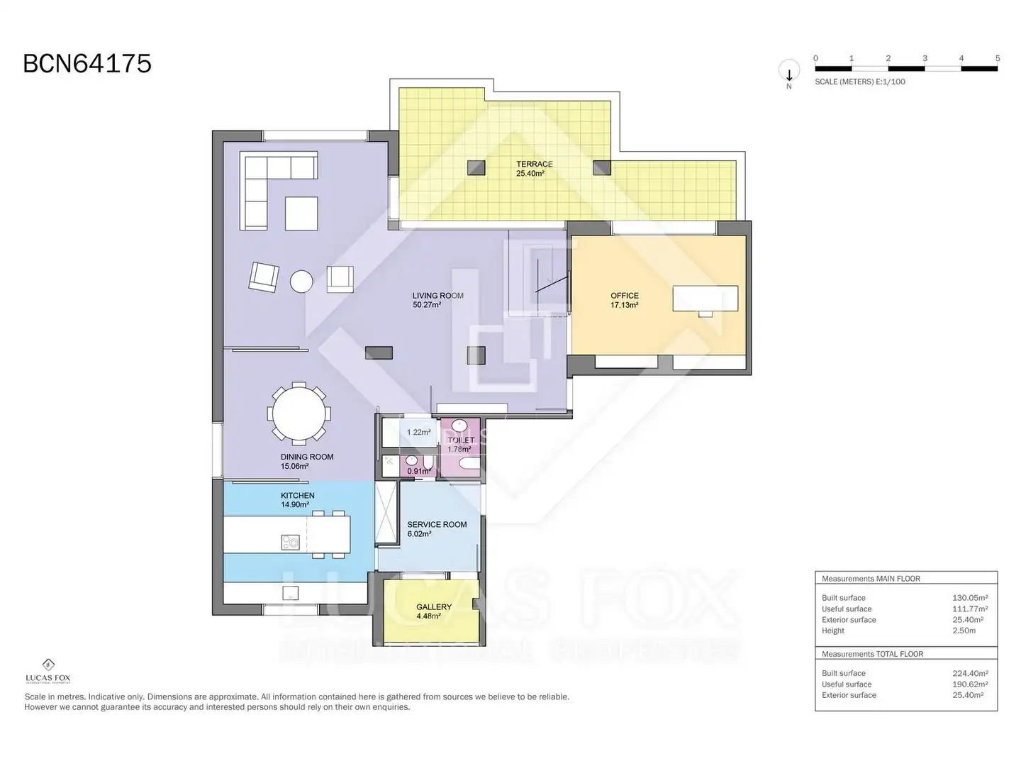 Wohnung zum Verkauf in Barcelona mit Klimaanlage und Terrasse