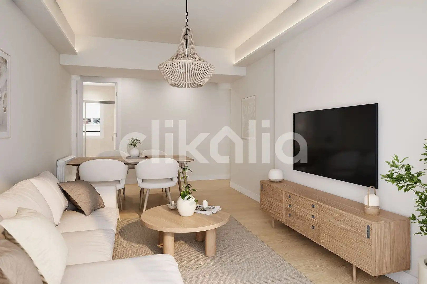 Living room of Flat for sale in Madrid  with Air Conditioner, Heating and Terrace