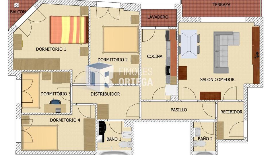 Foto 1 de Pis en venda a Can Borrell, Barcelona