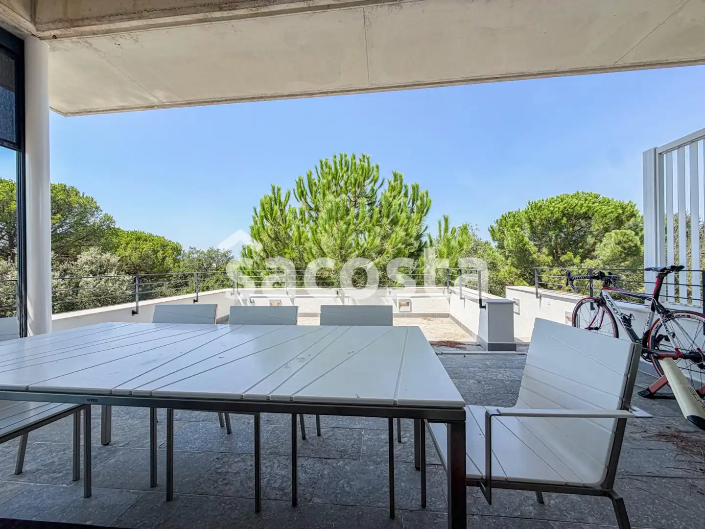 Terraza de Casa o chalet en venta en Caldes de Malavella con Aire acondicionado, Calefacción y Jardín privado