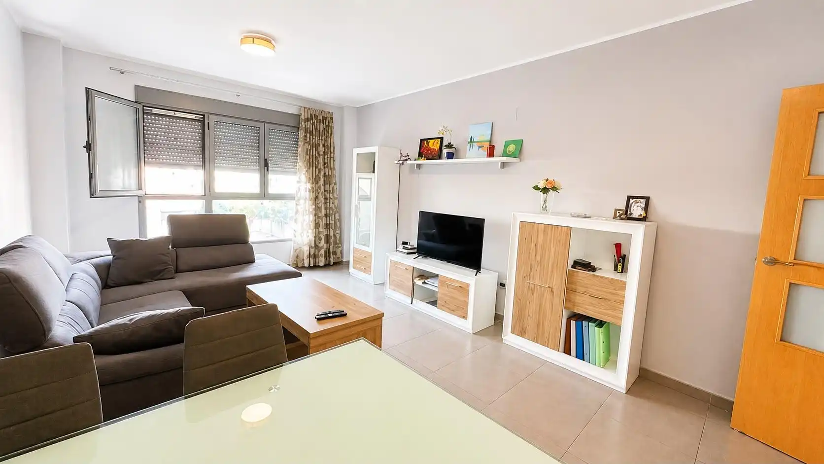 Sala de estar de Piso en venta en Valencia con Aire acondicionado y Calefacción
