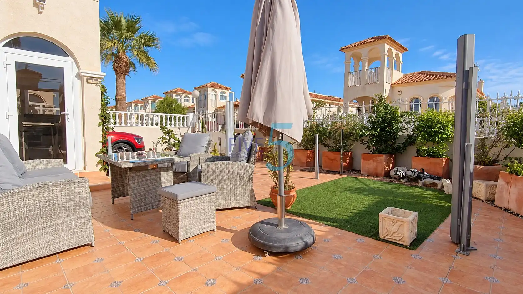 Terrassa de Casa o xalet en venda en Benimar