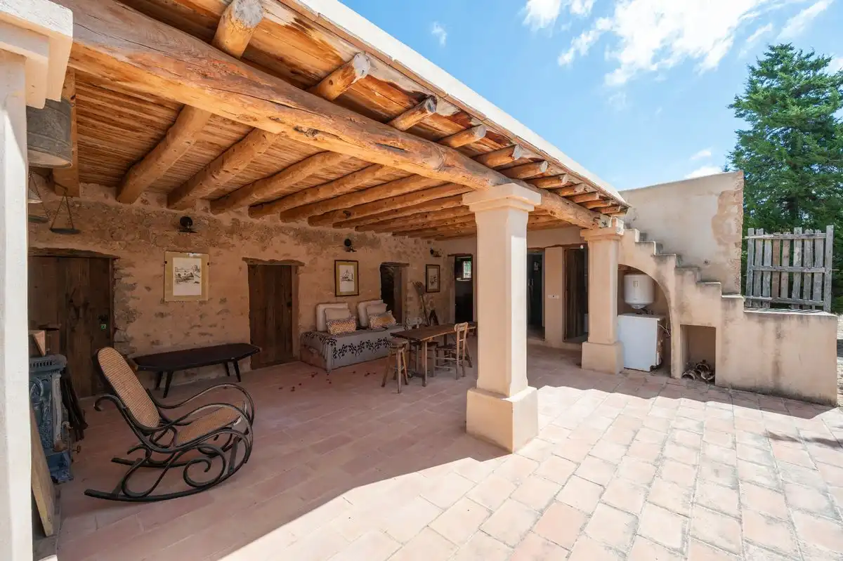Terraza de Casa o chalet de alquiler en Sant Josep de sa Talaia con Aire acondicionado, Calefacción y Jardín privado