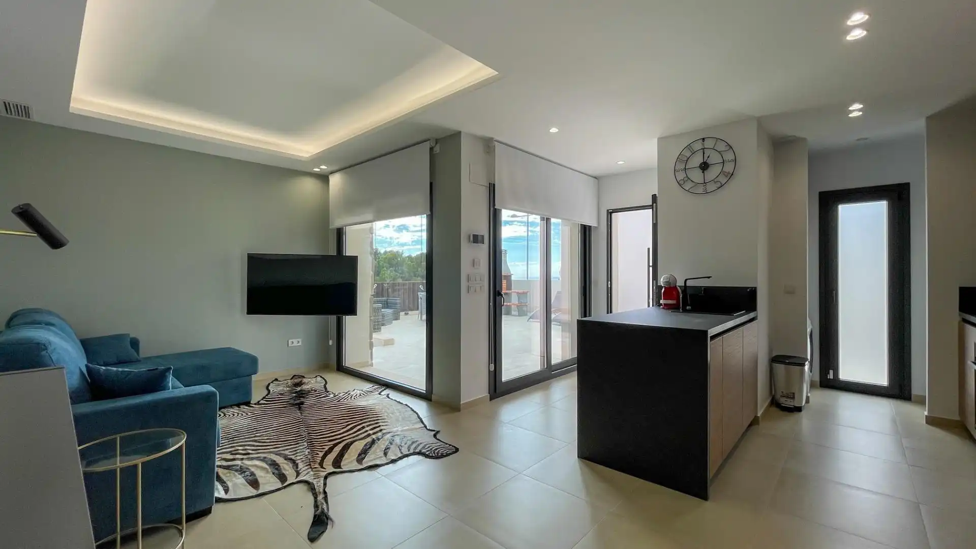 Living room of Houses for rent in Finestrat  with Air Conditioner, Heating and Private garden