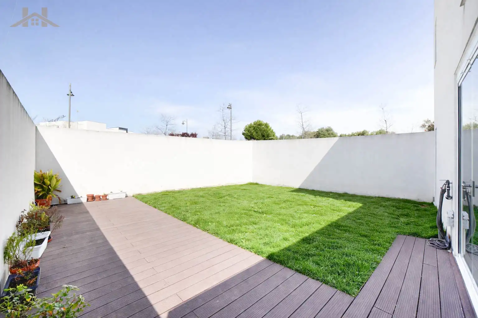 Terraza de Casa adosada en venta en Villaviciosa de Odón con Aire acondicionado, Calefacción y Jardín privado