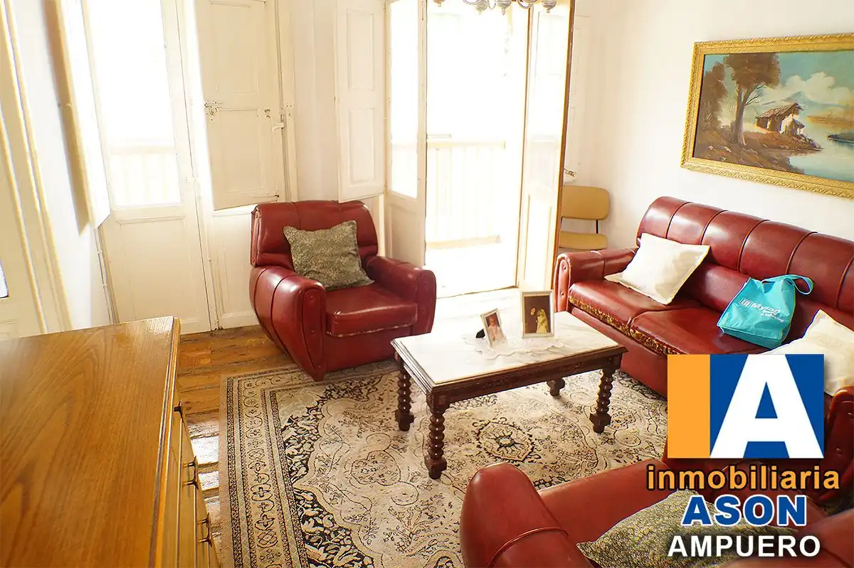 Sala de estar de Casa adosada en venta en Ampuero con Jardín privado y Balcón
