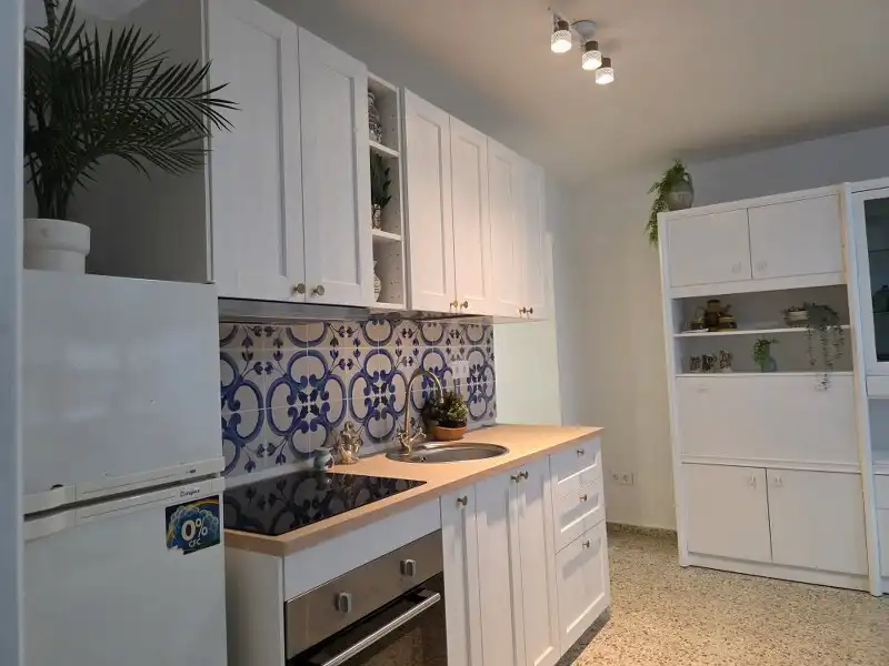 Cocina de Apartamento en venta en Cullera con Terraza, Amueblado y Horno
