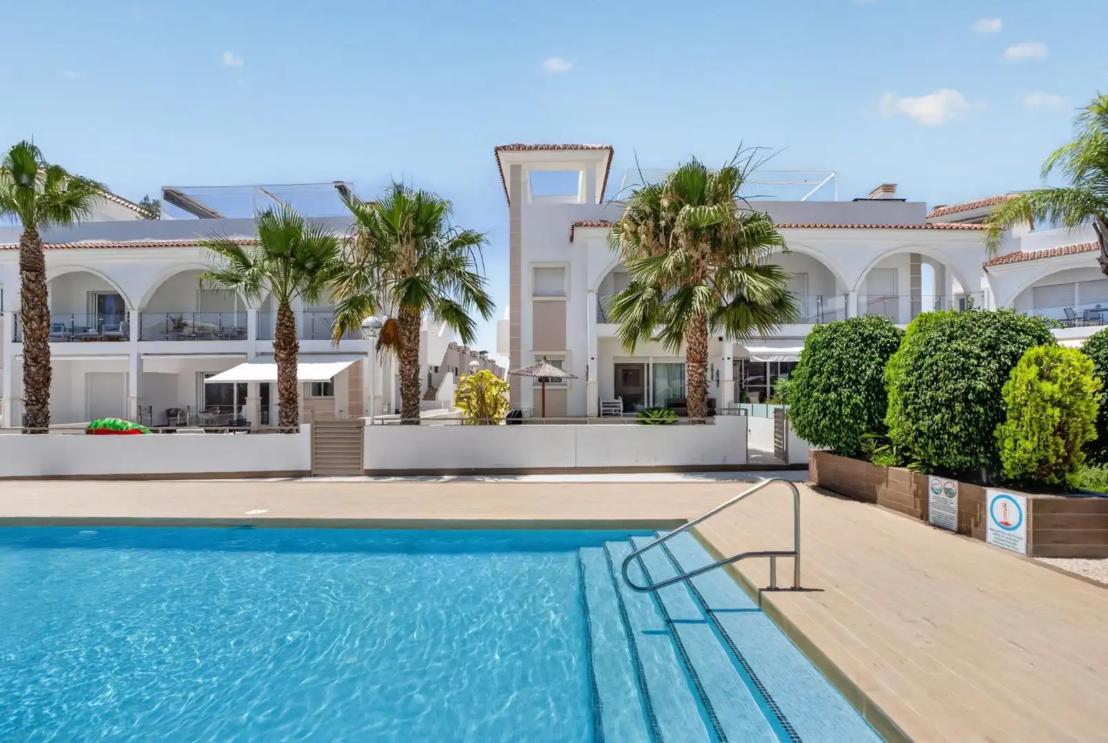 Swimming pool of Apartments for sale in Rojales  with Heating, Private garden and Swimming Pool