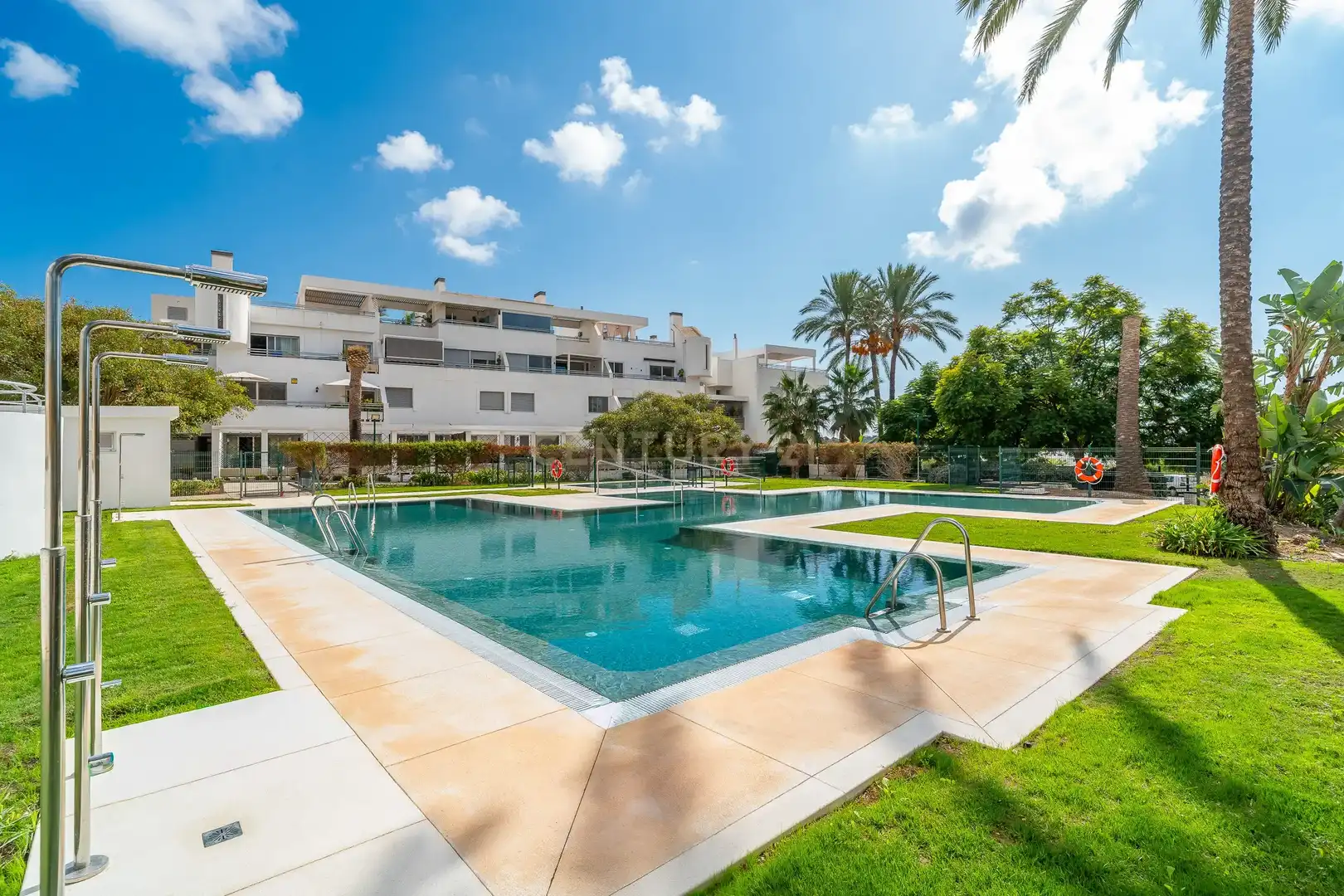 Piscina de Apartamento en venta en Mijas con Aire acondicionado, Jardín privado y Trastero