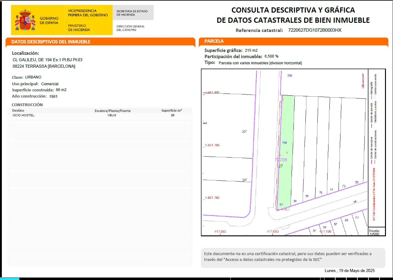 Business premises for sale in Carrer de Galileu 194, imagen 12