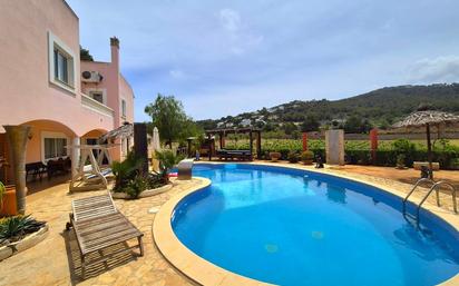 Swimming pool of House or chalet for sale in Sant Josep de sa Talaia  with Air Conditioner, Heating and Private garden