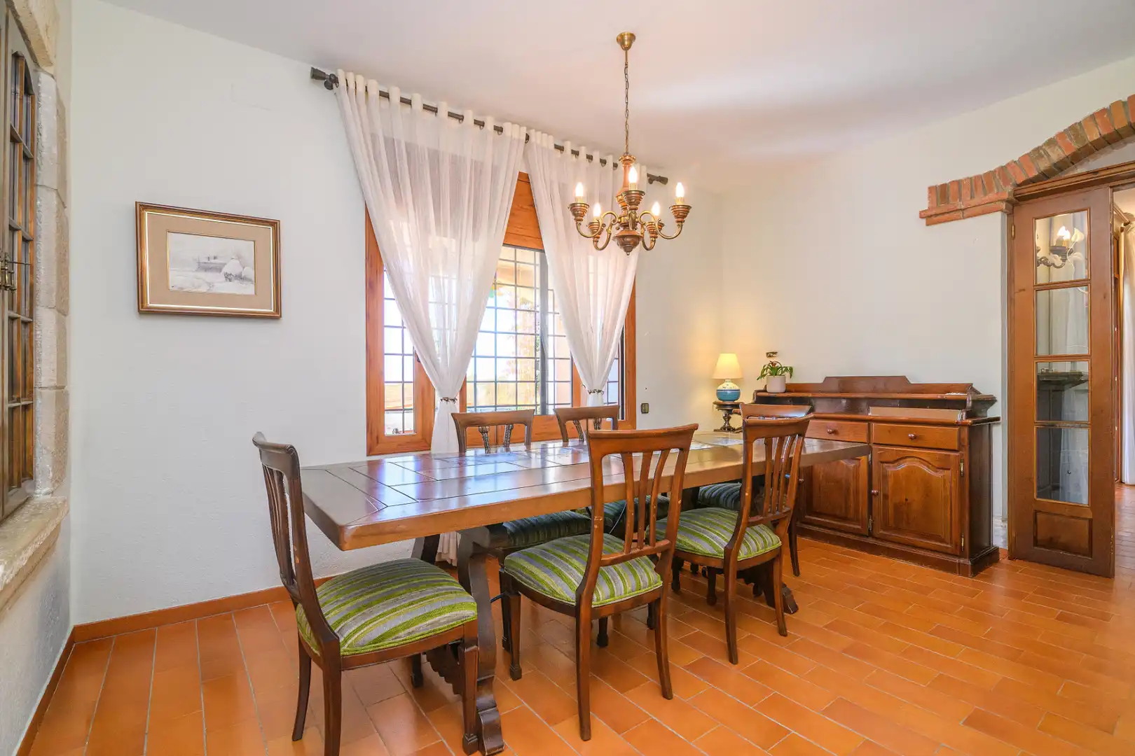 Dining room of Houses for sale in Cabrils  with Air Conditioner, Heating and Private garden