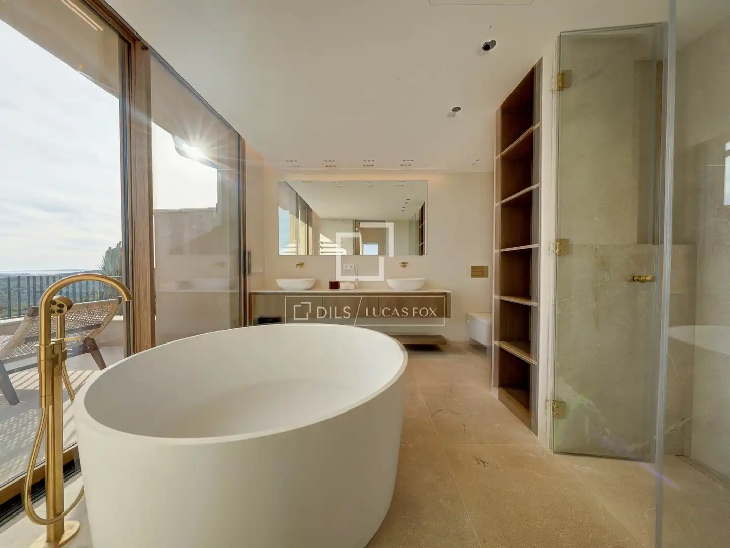 Badezimmer von Country house zum Verkauf in  Palma de Mallorca mit Klimaanlage, Heizung und Privatgarten