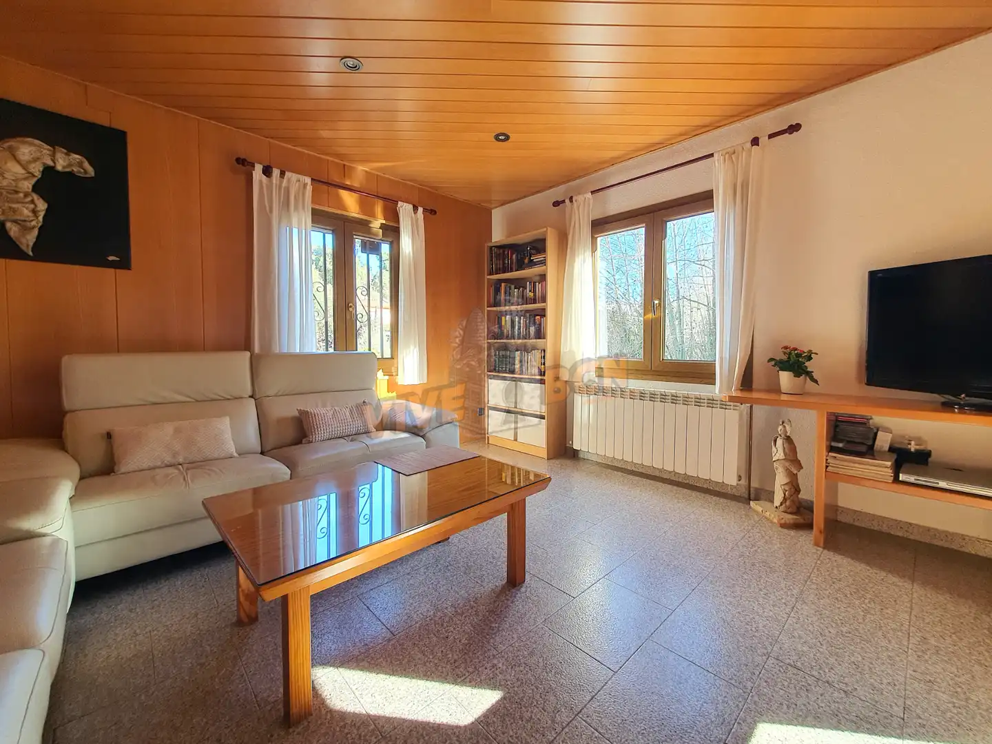 Sala de estar de Casa o chalet en venta en Sant Celoni con Aire acondicionado, Calefacción y Jardín privado