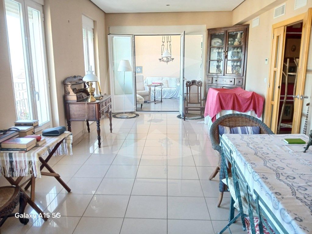 Dining room of Attic for sale in Badajoz Capital  with Air Conditioner, Terrace and Balcony