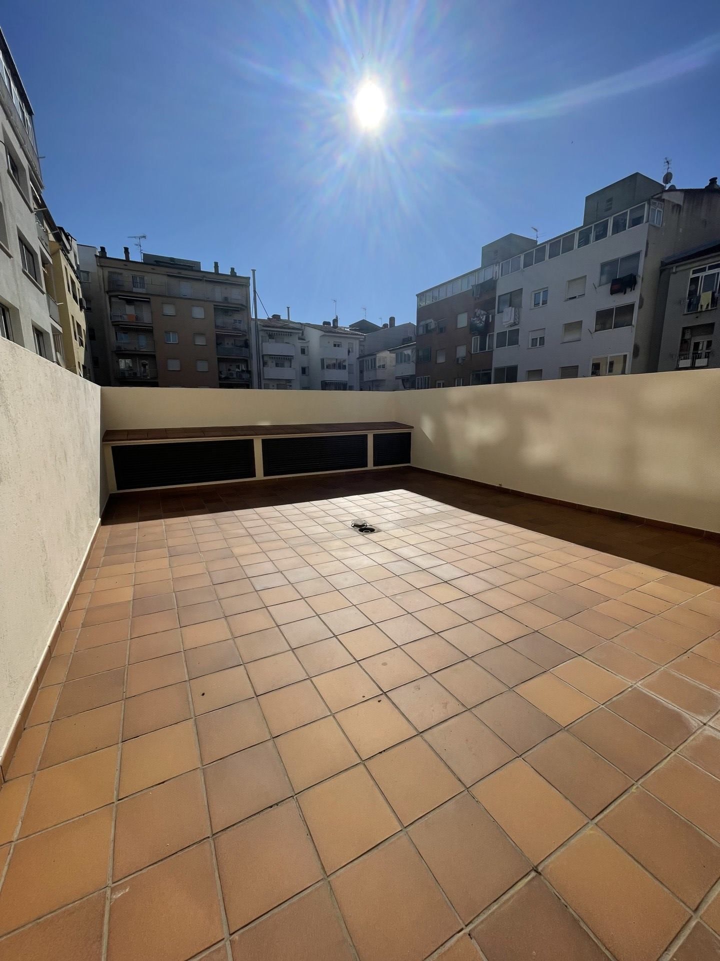 Terrace of Flat to rent in Girona Capital  with Air Conditioner, Heating and Terrace