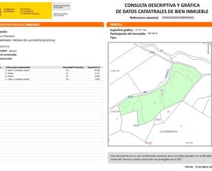 Land for sale in Fresno de la Fuente