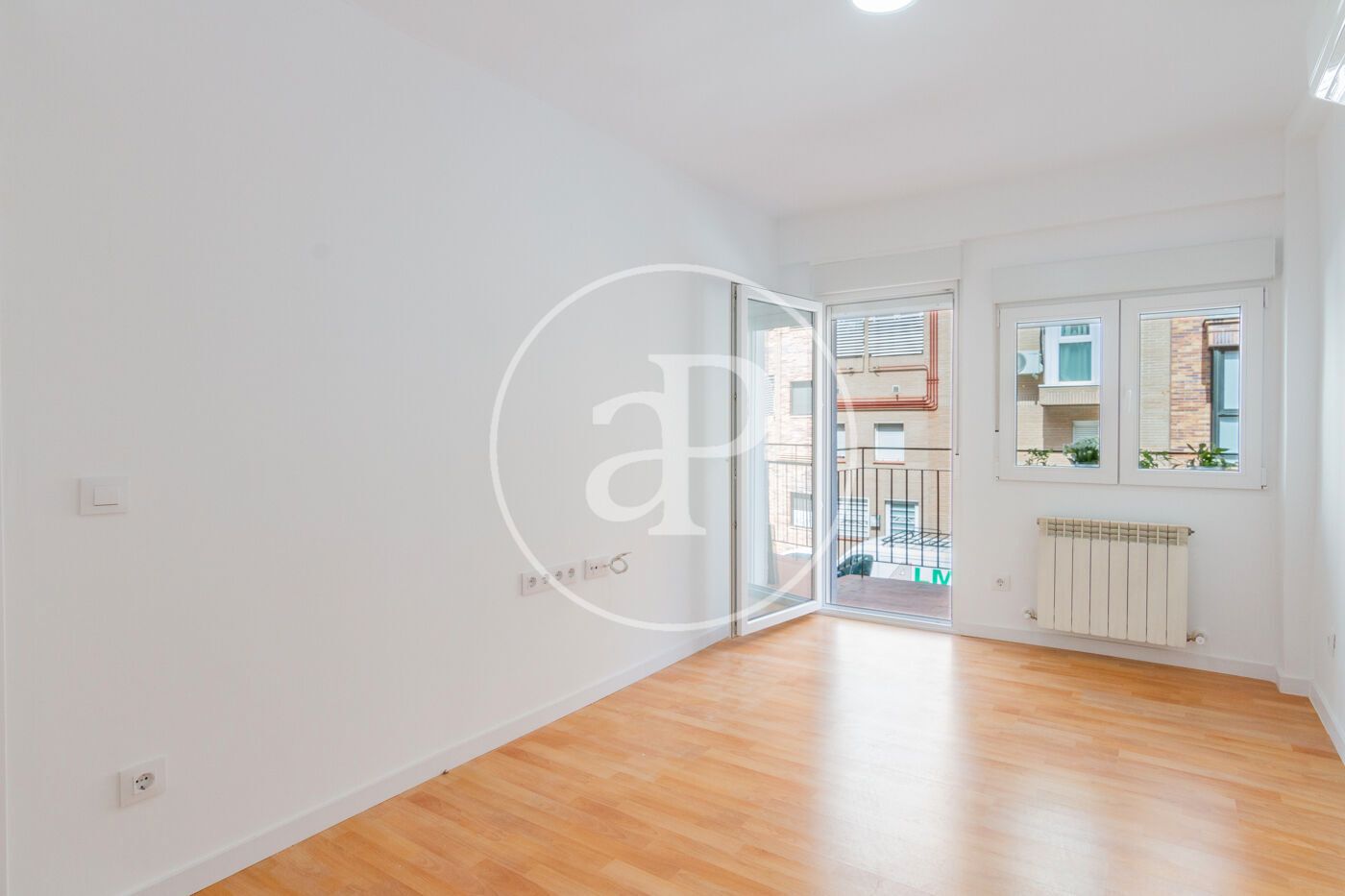 Sala de estar de Piso de alquiler en  Madrid Capital con Aire acondicionado, Calefacción y Terraza