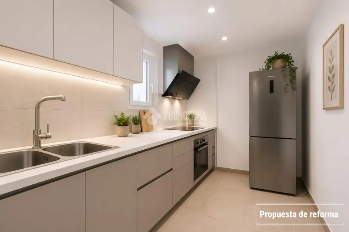 Kitchen of Flat for sale in Santa Coloma de Gramenet  with Terrace and Storage room