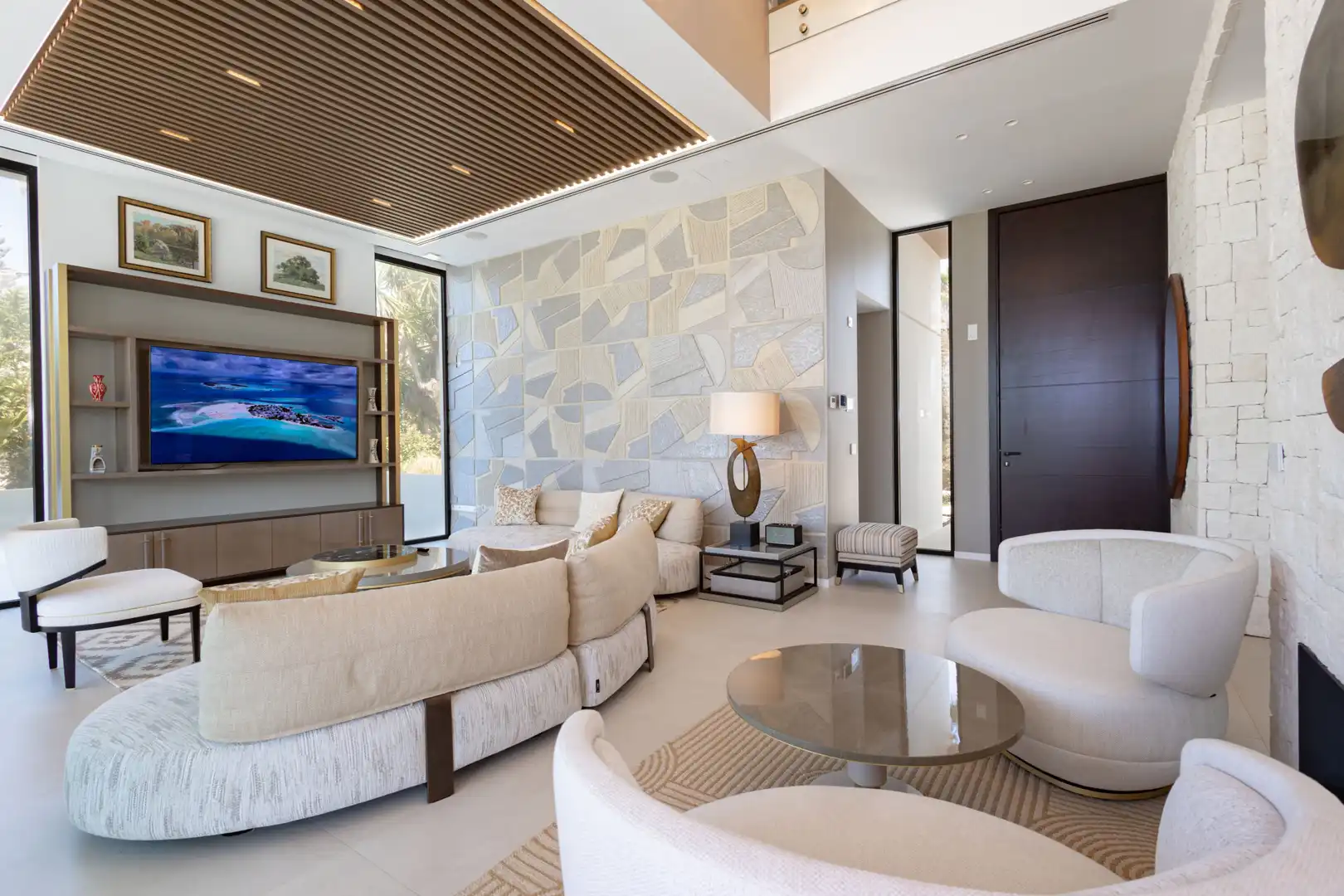 Sala de estar de Casa o chalet en venta en Marbella con Aire acondicionado, Terraza y Trastero