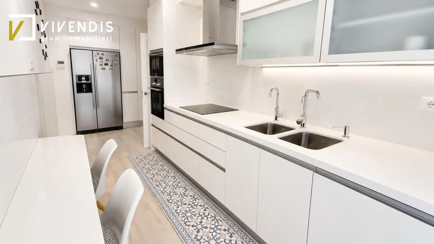 Cocina de Piso de alquiler en Lleida con Aire acondicionado, Calefacción y Amueblado