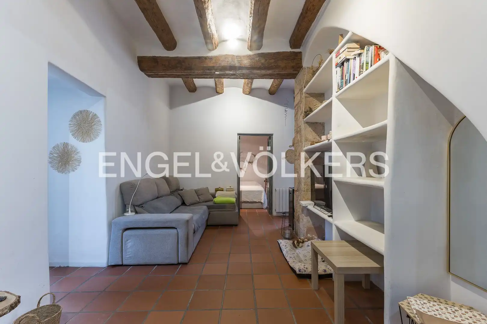 Sala de estar de Casa adosada en venta en Cubelles con Calefacción y Balcón