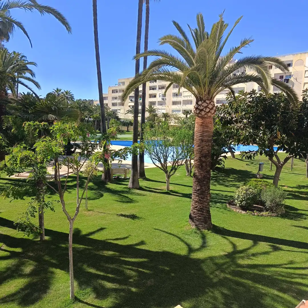 Jardín de Apartamento de alquiler en La Pobla de Farnals con Aire acondicionado, Calefacción y Jardín privado