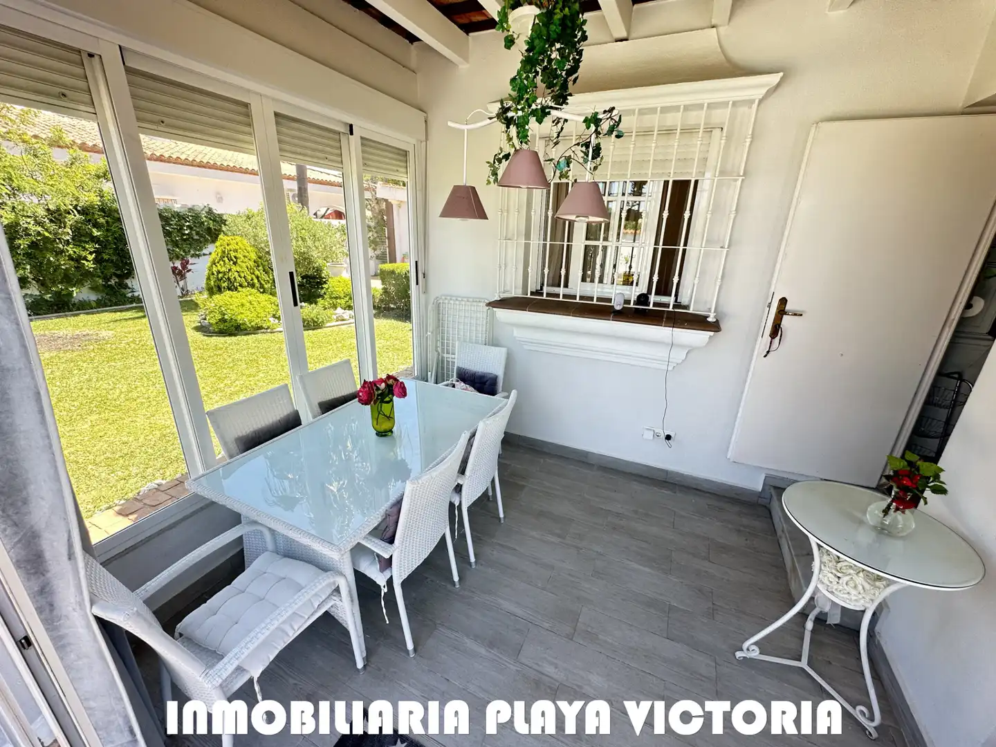 Garden of Houses for sale in Chiclana de la Frontera  with Air Conditioner, Private garden and Swimming Pool