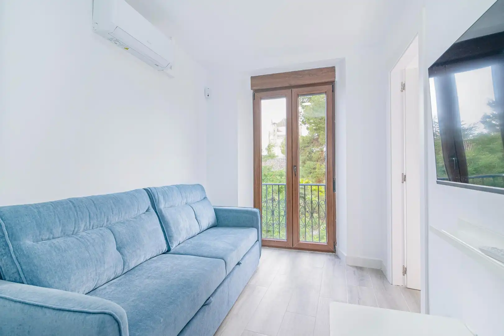 Wohnzimmer von Wohnung zur Miete in Granada mit Möbliert und Alarm