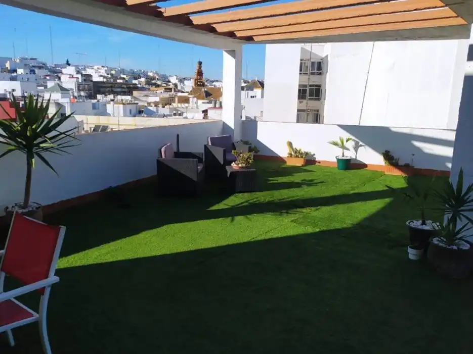 Terrace of Attic for rent in Alcalá de Guadaira  with Air Conditioner, Terrace and Furnished