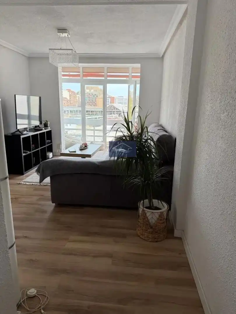 Sala d'estar de Pis en venda en Alicante / Alacant amb Parquet, Forn i Rentadora
