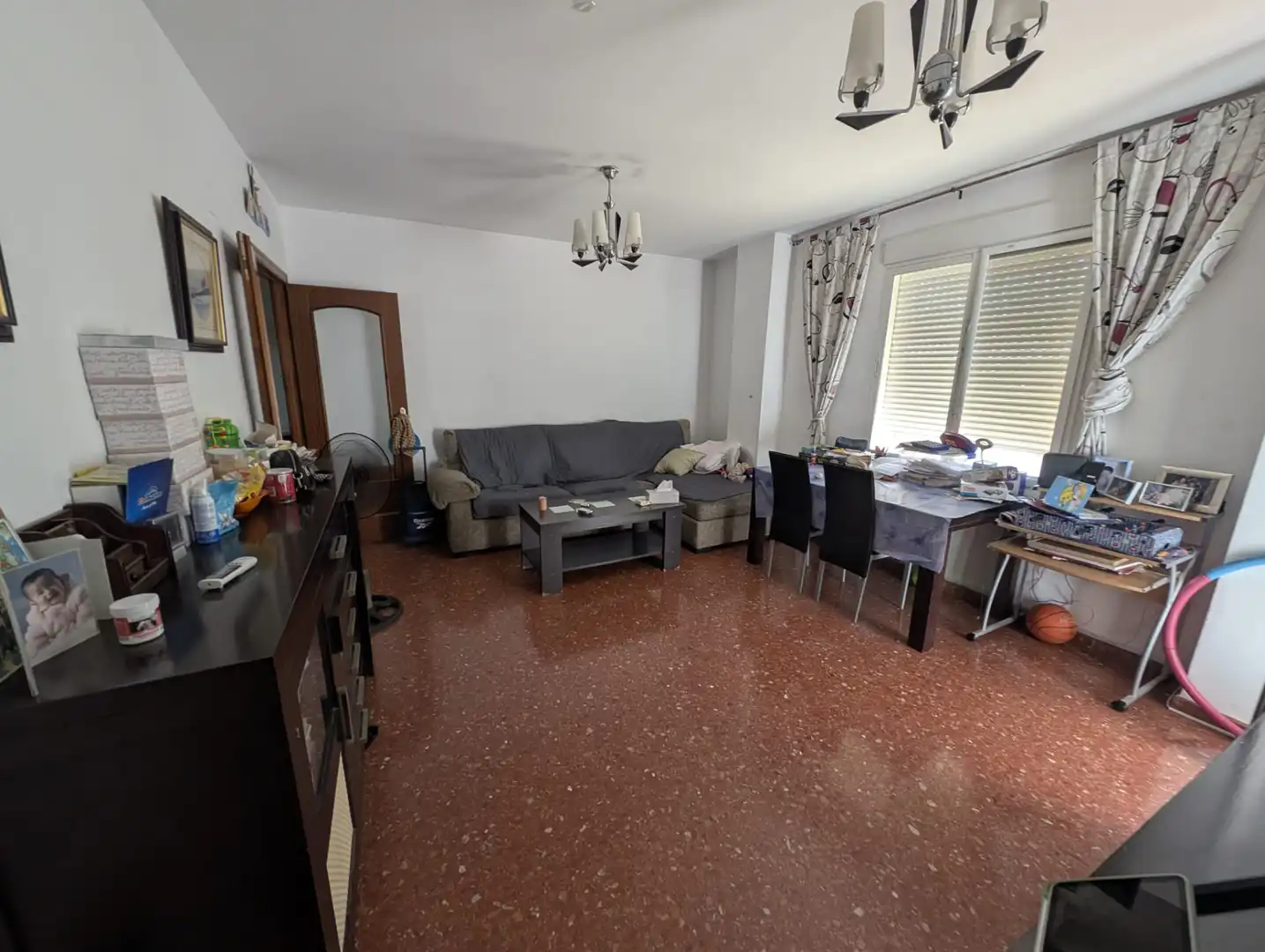 Wohnzimmer von Wohnung zum Verkauf in Lucena mit Klimaanlage, Privatgarten und Terrasse