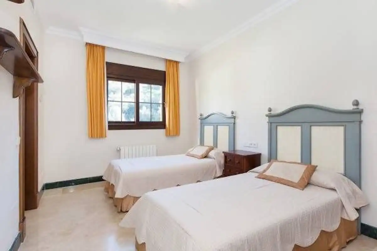Bedroom of Houses for rent in Mijas  with Air Conditioner, Private garden and Terrace