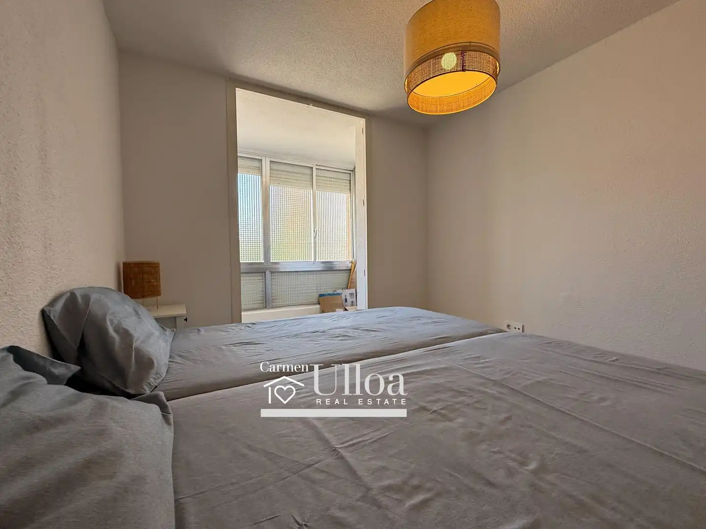 Dormitori de Apartament de lloguer en Alicante / Alacant amb Aire condicionat, Terrassa i Moblat