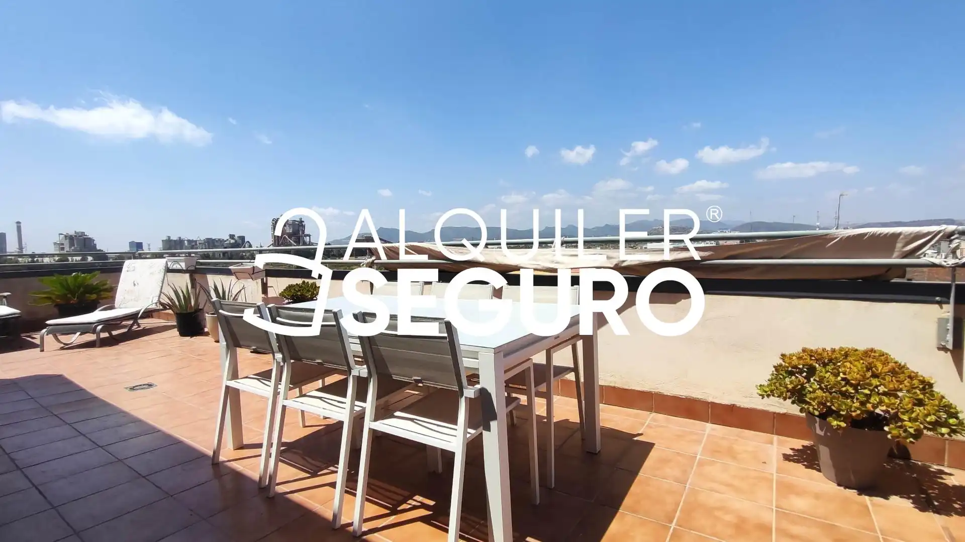 Terrasse von Dachboden zur Miete in Sagunto / Sagunt mit Klimaanlage, Terrasse und Abstellraum