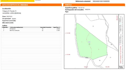 Photo 3 of Land for sale in Lorca, Puntarrón, Lorca
