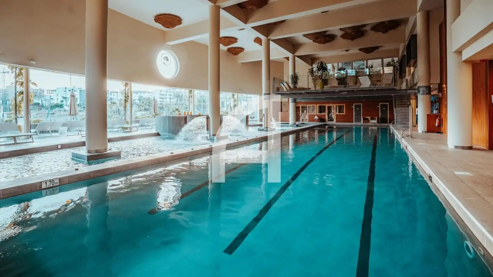 Swimming pool of Flat for sale in Fuengirola  with Air Conditioner, Heating and Parquet flooring