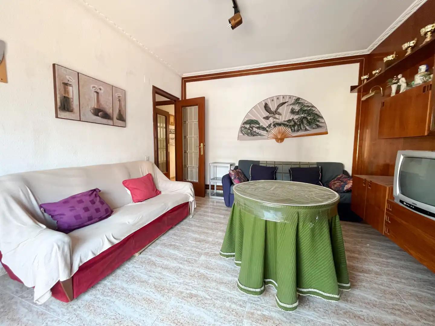 Sala de estar de Piso en venta en Sagunto / Sagunt con Aire acondicionado, Amueblado y Horno