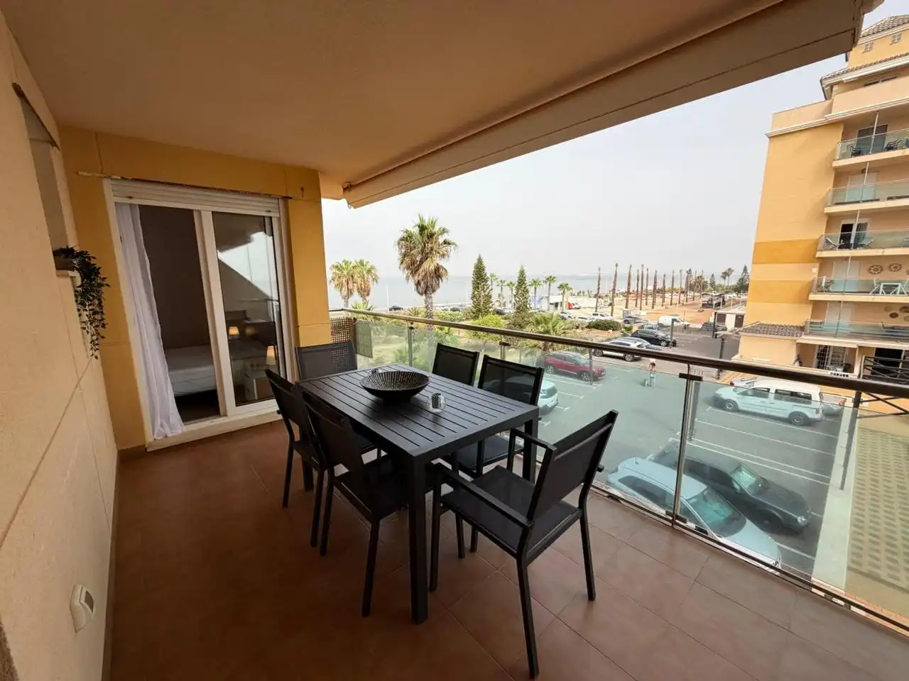 Terraza de Apartamento en venta en La Manga del Mar Menor con Aire acondicionado, Calefacción y Jardín privado