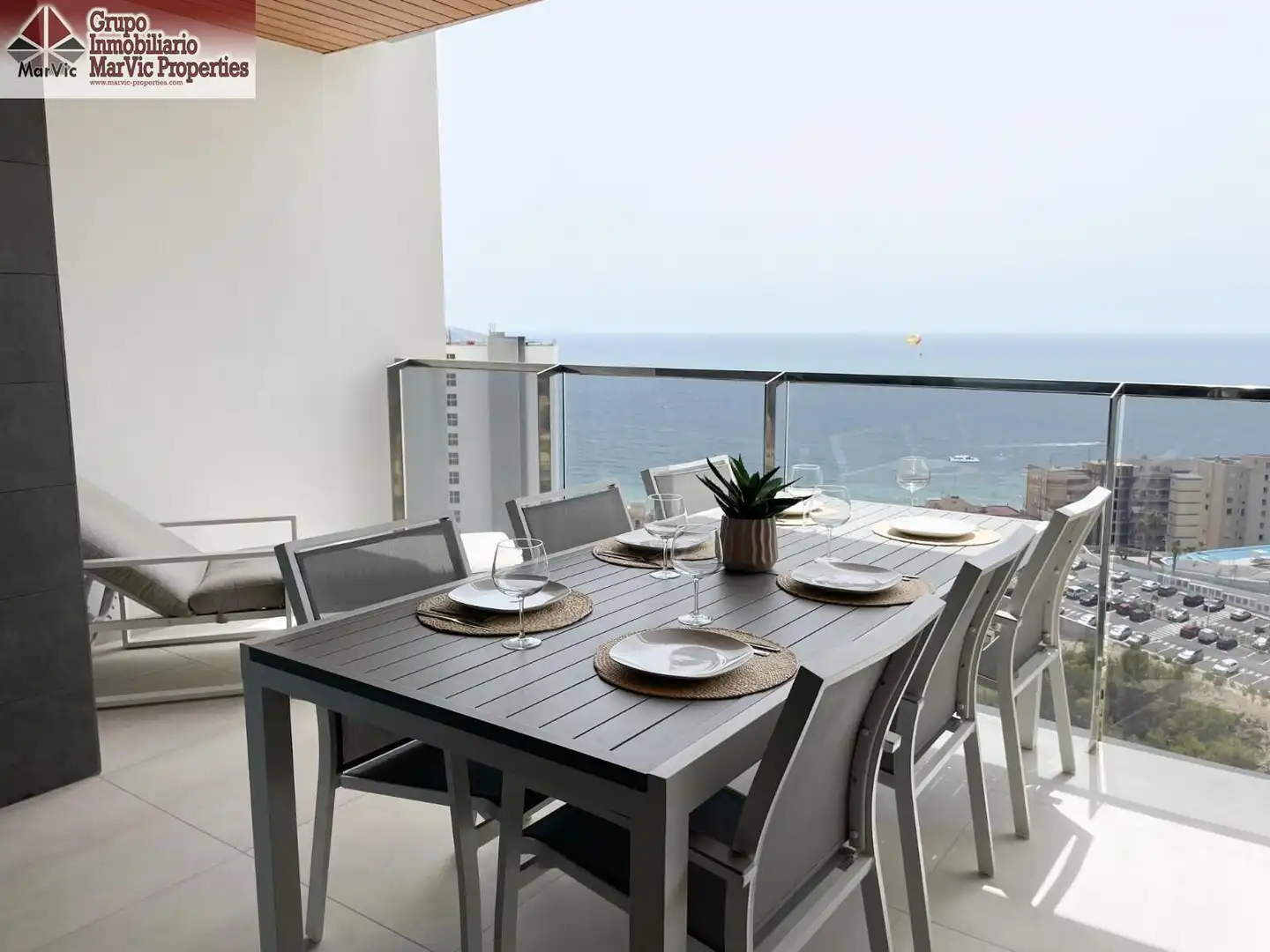 Terrasse von Wohnung zum Verkauf in Benidorm mit Terrasse, Möbliert und Gemeinschaftspool