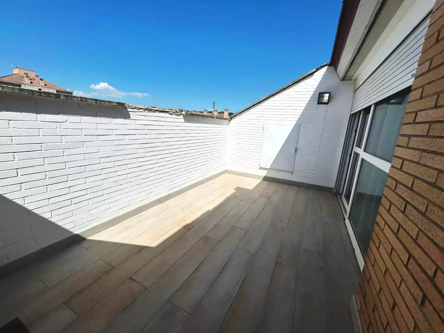 Terrasse von Wohnung zur Miete in Girona mit Klimaanlage, Heizung und Parkett