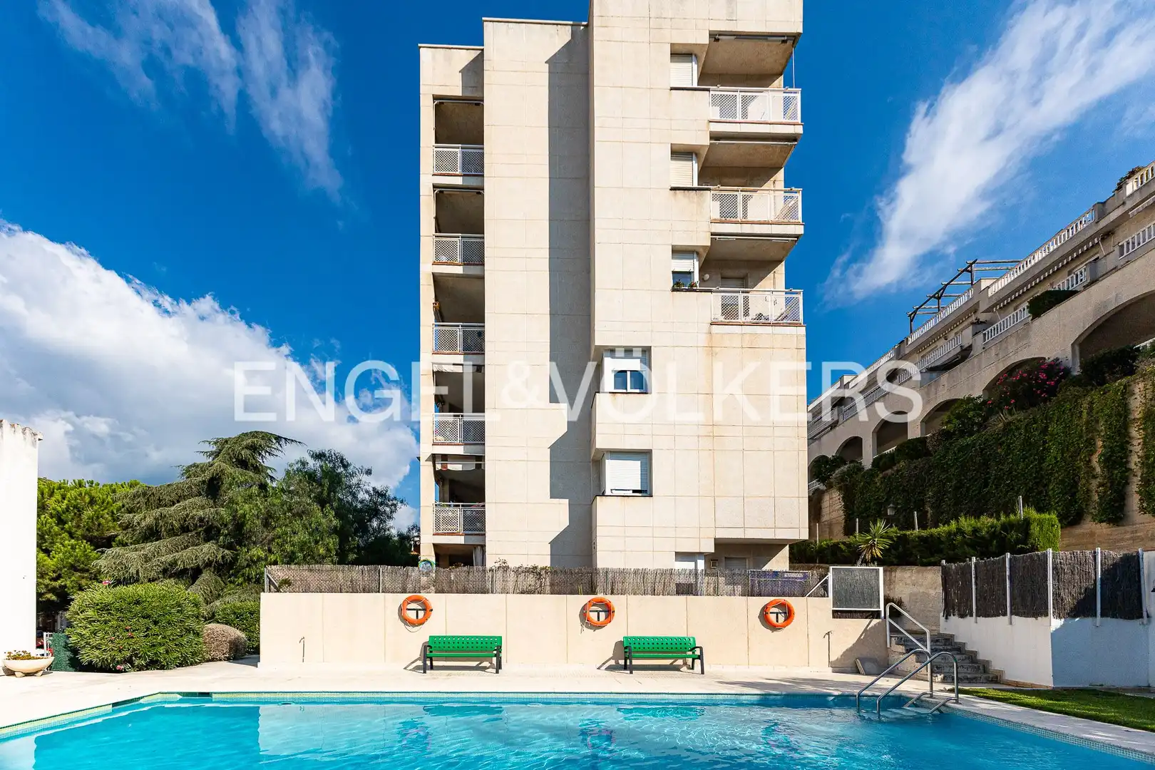 Exterior view of Flat for sale in Caldes d'Estrac  with Air Conditioner, Heating and Private garden
