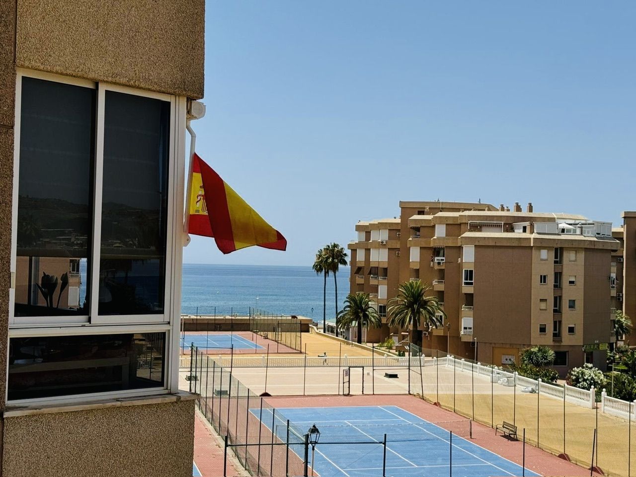 Bedroom of Flat for sale in Torrox  with Air Conditioner and Community pool
