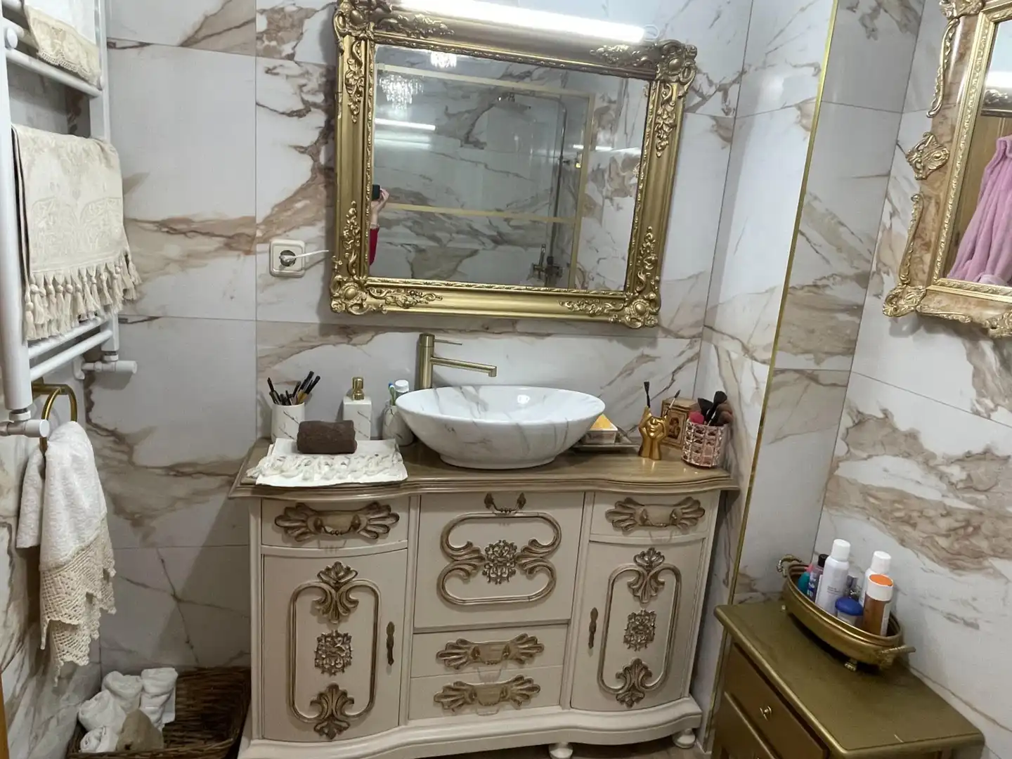Badezimmer von Erdgeschoss zur Miete in Ocaña mit Heizung und Möbliert
