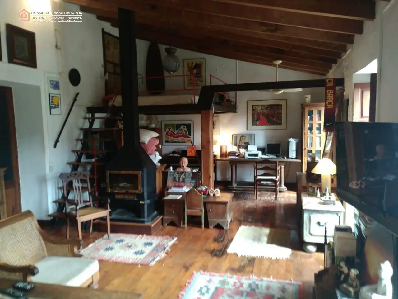 Living room of Country homes for sale in Sóller  with Air Conditioner, Terrace and Storage room