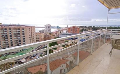 Terrace of Flat to rent in  Palma de Mallorca  with Air Conditioner, Private garden and Parquet flooring